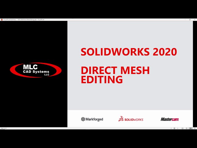 فیلم آموزشی: موارد جدید در ویرایش مستقیم مش - SOLIDWORKS 2020 با زیرنویس فارسی