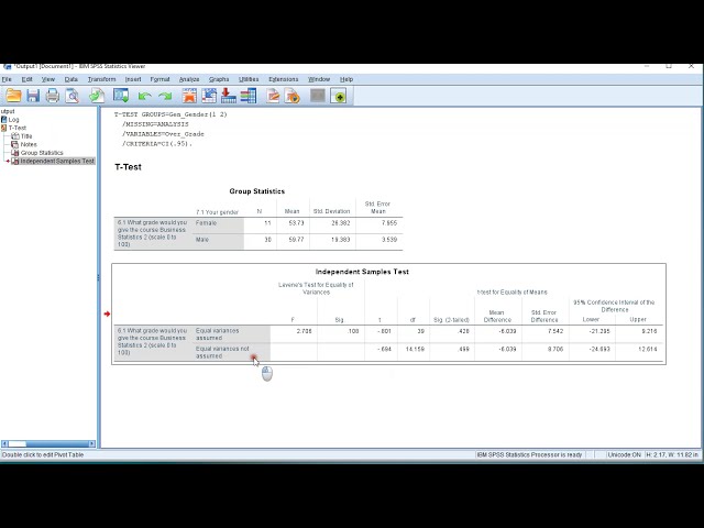 فیلم آموزشی: SPSS - آزمون t نمونه های مستقل (ولچ و دانشجو)