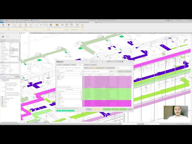 فیلم آموزشی: ترکیب پلاگین های DiRoots Productivity Revit | DiRootsOne با زیرنویس فارسی