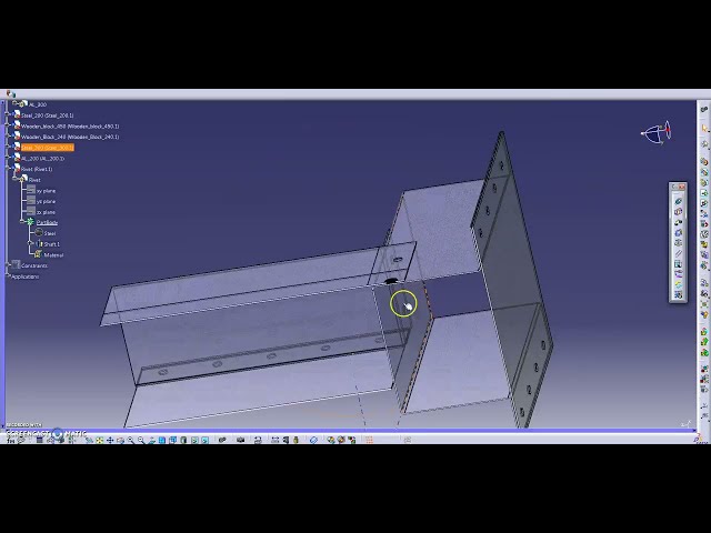 فیلم آموزشی: نمای مقطع دینامیک CATIA - مونتاژ در CATIA V5