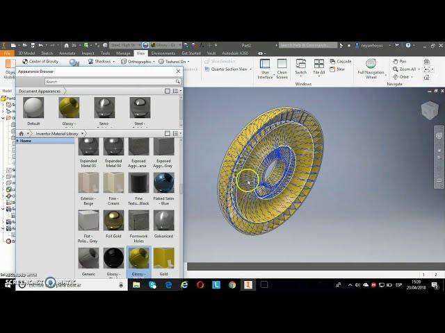 فیلم آموزشی: مبدل گشتاور: قسمت 1. توربین. در Autodesk Inventor Professional 2018.