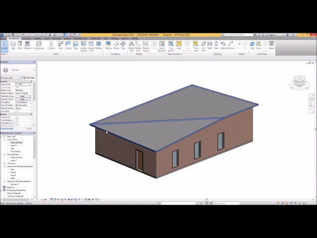 فیلم آموزشی: REVIT 2017 | سقف شیب دار - به راحتی سقف شیب دار ایجاد کنید با زیرنویس فارسی