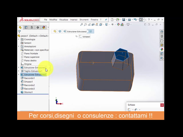 فیلم آموزشی: SolidWorks شماره 1: درس برای کسانی که برای اولین بار به طراحی سه بعدی نزدیک می شوند. با زیرنویس فارسی