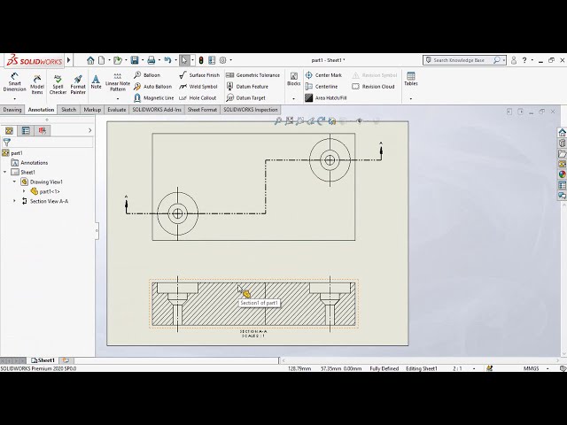 فیلم آموزشی: چگونه با استفاده از دستور Hole Wizard، سوراخ‌های Countersink در SolidWorks ایجاد کنیم با زیرنویس فارسی