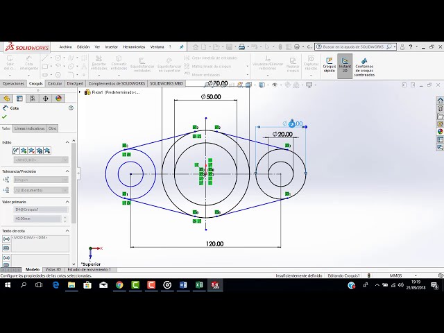 فیلم آموزشی: SOLIDWORKS 2018 TUTORIAL - SETCHES AND ENTITIES با زیرنویس فارسی