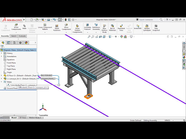 فیلم آموزشی: Magnetic Mates SOLIDWORKS 2017 با زیرنویس فارسی