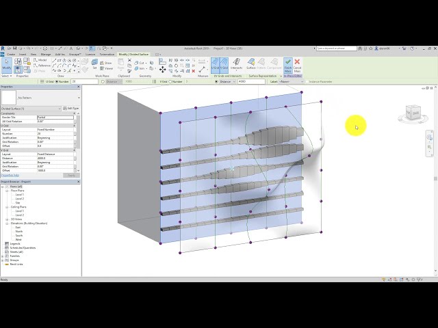 فیلم آموزشی: Revit را در 5 دقیقه یاد بگیرید: پانل های تطبیقی با زیرنویس فارسی