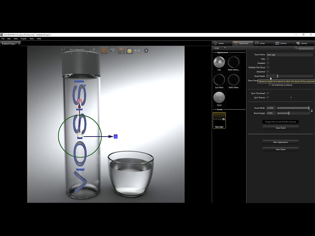 فیلم آموزشی: SolidWorks Visualize Tutorial: VOSS Bottle Water Render با زیرنویس فارسی