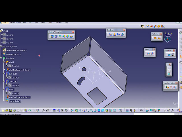 فیلم آموزشی: برش های پخ گوشه برجسته گوشه در BBENDS CATIA V5 با زیرنویس فارسی