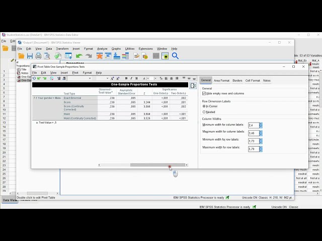 فیلم آموزشی: SPSS (v27+) - تست تناسب یک نمونه (آزمون نمره و تست والد) با زیرنویس فارسی