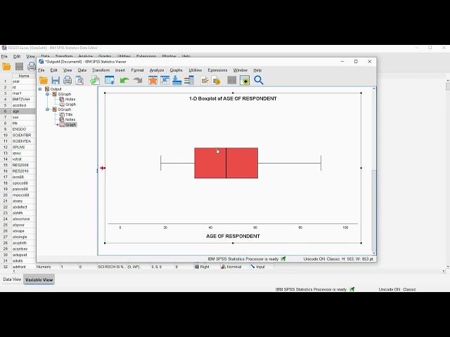 فیلم آموزشی: SPSS - Box-Plot Single Variable - Via Chart Builder با زیرنویس فارسی