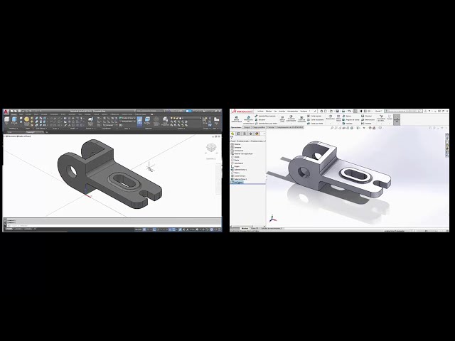 فیلم آموزشی: AutoCAD 2019 vs Solidworks 2018