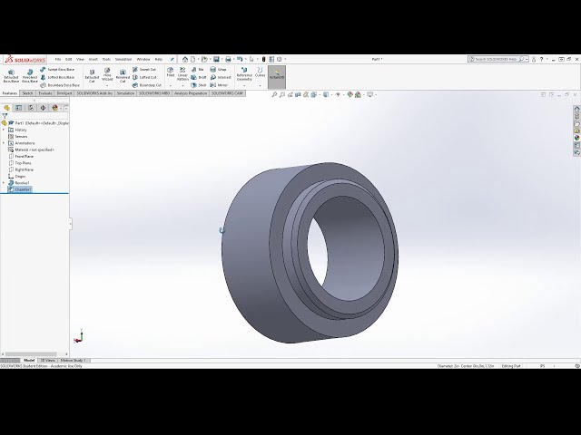 فیلم آموزشی: مدلسازی پارامتریک با Solidworks Ch.14 #یقه