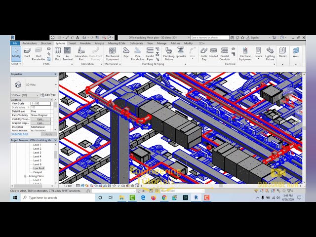 فیلم آموزشی: خانواده های Revit MEP دانلود و استفاده در پروژه مکانیکی (Revit Family) با زیرنویس فارسی