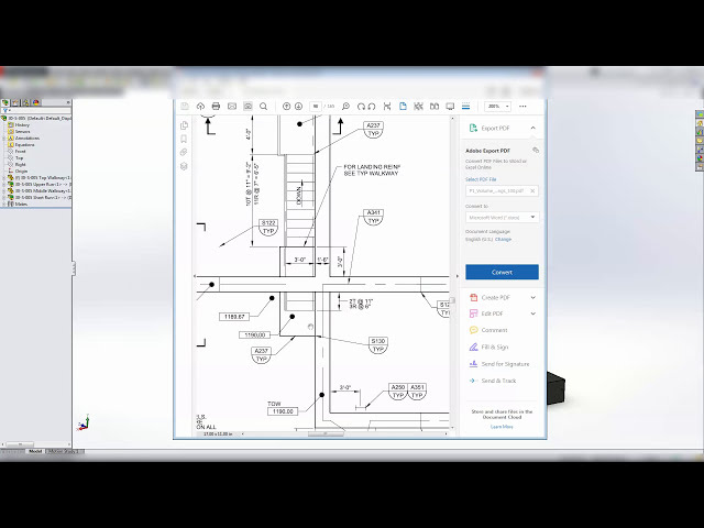 فیلم آموزشی: آموزش Solidworks - آموزش: Structural Steel Stairs Pt. 1 از 5 و فایل های CAD با زیرنویس فارسی