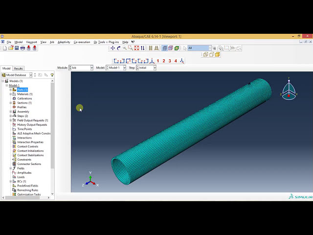 فیلم آموزشی: آموزش Abaqus - فرکانس طبیعی سیلندر توخالی