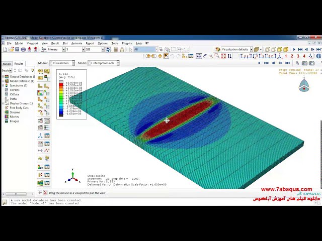 فیلم آموزشی: جوشکاری پالسی با استفاده از زیربرنامه Dflux Abaqus با زیرنویس فارسی