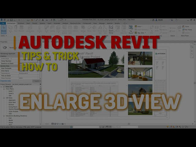 فیلم آموزشی: Revit How to Enlarge View on Sheet با زیرنویس فارسی