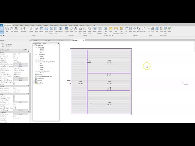 فیلم آموزشی: Autodesk Revit - ایجاد یک طرح منطقه کد شده رنگی در Autodesk Revit با زیرنویس فارسی