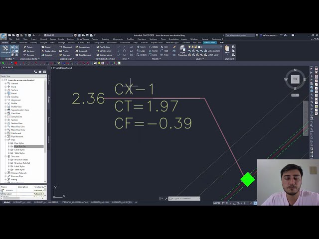 فیلم آموزشی: پیکربندی برچسب زهکشی / فاضلاب در CIVIL 3D با زیرنویس فارسی