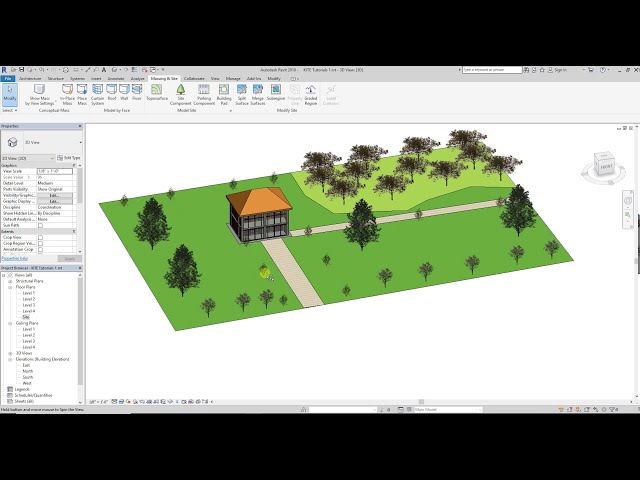 فیلم آموزشی: #40| نحوه اضافه کردن درخت به | revit Architecture 2018