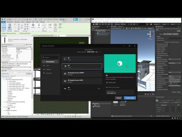 فیلم آموزشی: Videoguide - صادرات از Revit Import در Unity، سریع و آسان با استفاده از فرمت FBX با زیرنویس فارسی