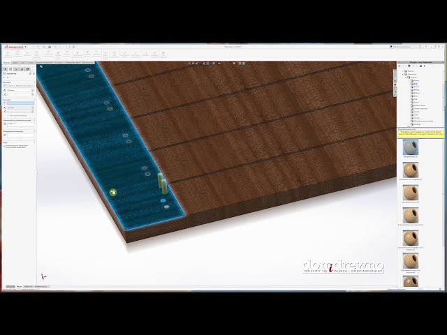 فیلم آموزشی: SW09. SOLIDWORKS: طراحی میز چوبی عجیب و غریب