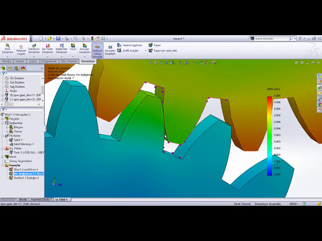 فیلم آموزشی: تجزیه و تحلیل چرخ دنده SolidWorks