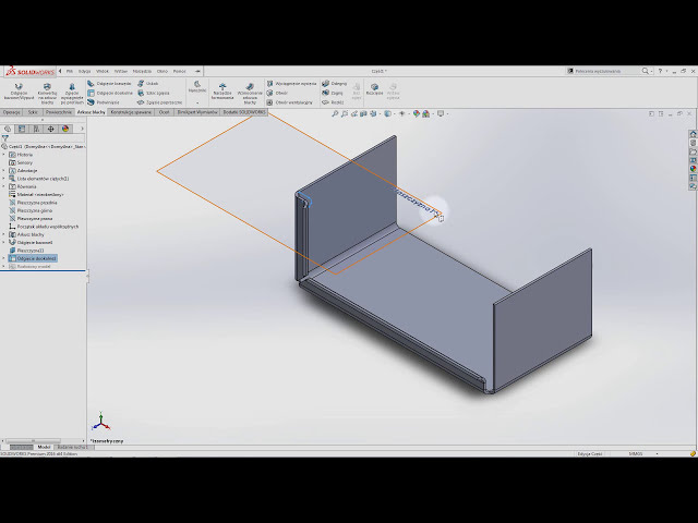 فیلم آموزشی: ورق فلزی - فلنج میتر | SOLIDWORKS Tutorial #28