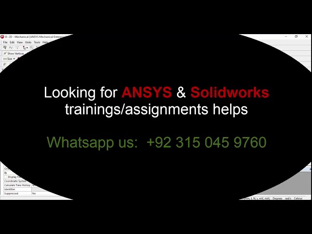 فیلم آموزشی: تحلیل کرنش ساده Ansys: مقایسه شبیه‌سازی‌های دو بعدی و سه بعدی با زیرنویس فارسی