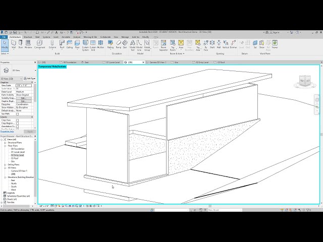 فیلم آموزشی: Revit- Getting Started Tutorial قسمت 1: مراحل 1-19 با زیرنویس فارسی