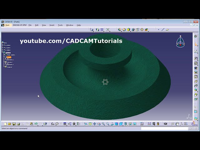 فیلم آموزشی: آموزش CATIA برای مبتدیان - 8 | آموزش فرمان شفت و شیار CATIA با زیرنویس فارسی