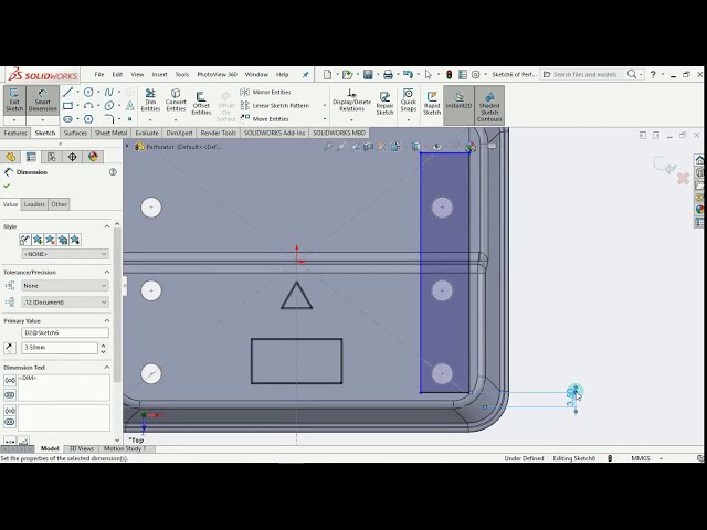 فیلم آموزشی: آموزش شماره 3 Solidworks: چگونه یک سوراخ کننده را مدل کنیم، [2018] با زیرنویس فارسی