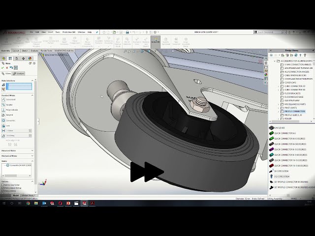 فیلم آموزشی: KJN: SOLIDWORKS WELDMENTS Tutorial - نحوه رسم نیمکت اکستروژن آلومینیومی