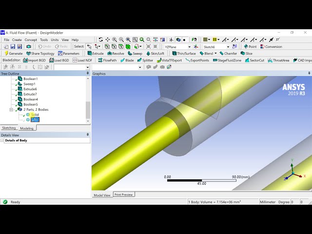 فیلم آموزشی: آموزش فلوئنت ANSYS | تجزیه و تحلیل مبدل حرارتی دو لوله ای ضد جریان | ANSYS 19 R3 | قسمت 1/3