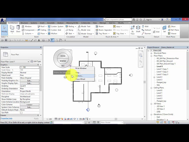 فیلم آموزشی: ماژول 2: واحد 6: Revit Architecture: 2D Navigation با زیرنویس فارسی