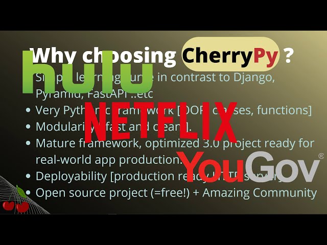 فیلم آموزشی: CherryPy [ Python Framework ] Crash Course 2021 برای ...